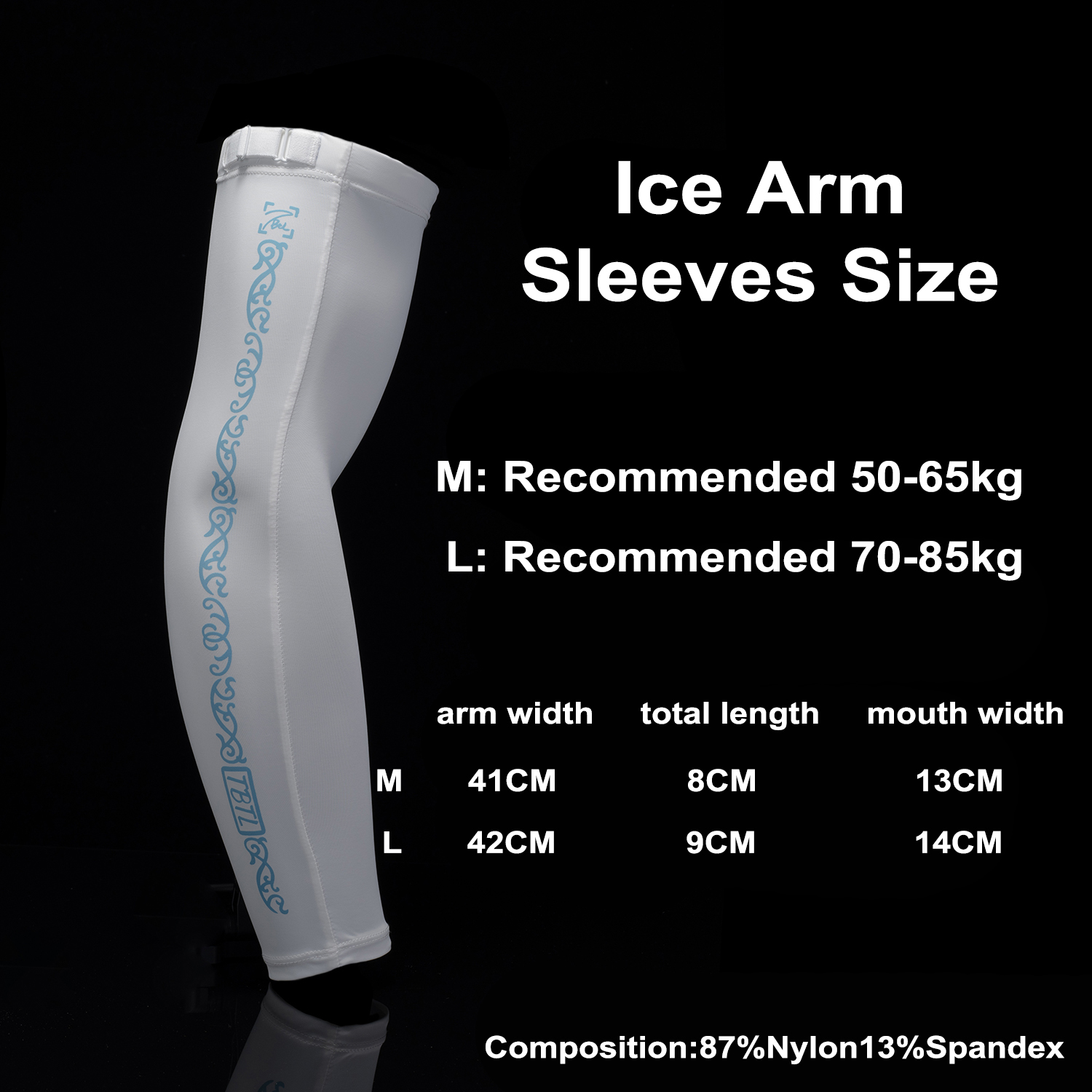 Esports Gaming Arm Sleeve - ปลอกแขนกันความร้อนสำหรับเกมเมอร์ FPS ช่วยลดแรงเสียดทานขณะเล็งเป้า แผ่นรองเมาส์แบบกระจกเรียบ ป้องกันแสงแดด ระบายความร้อนและกระชับ
