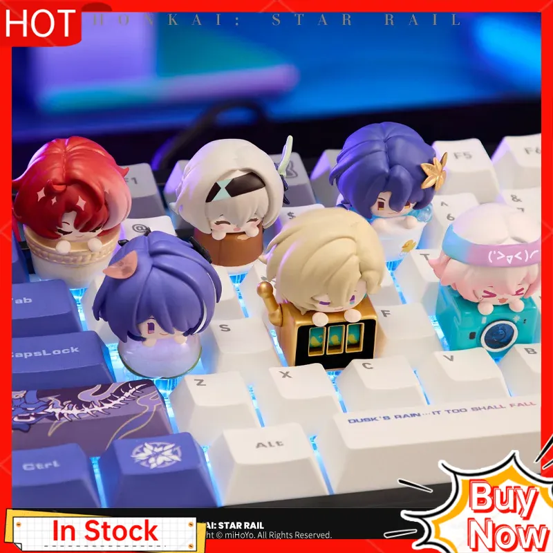 Keyboard Tenkeyless - ฟิกเกอร์อนิเมะ Mihoyo Honkai Star Rail ชุดกล่องสุ่มซีรีส์