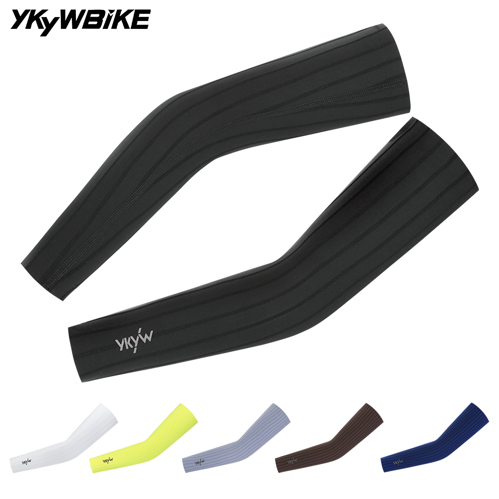Esports Gaming Arm Sleeve - ปลอกแขนปั่นจักรยาน YKYWBIKE สำหรับฤดูร้อน ป้องกันลม ลดแรงต้านอากาศ สำหรับจักรยานเสือหมอบ