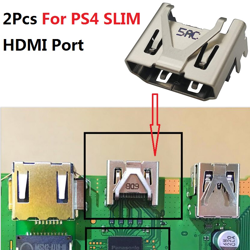 Esports Gaming Station - 2Pcs สำหรับ PS4 Slim พอร์ต HDMI