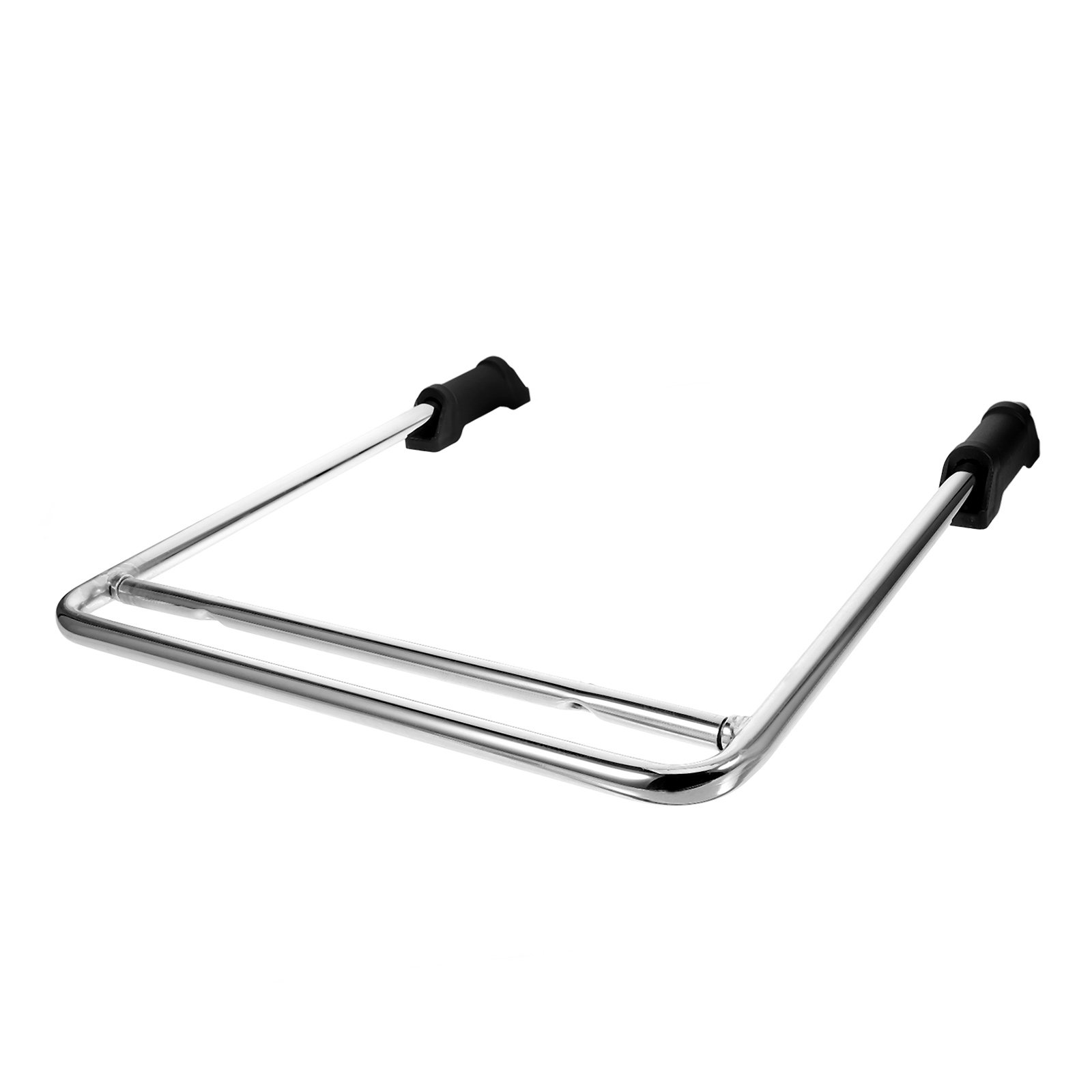Footrest Under Desk - ที่พักเท้าเก้าอี้แบบปรับได้และยืดหดได้ ทำจากสแตนเลส สำหรับเก้าอี้สำนักงาน ที่พักขาตามหลักสรีรศาสตร์ อะไหล่ทดแทนสำหรับวางใต้โต๊ะ