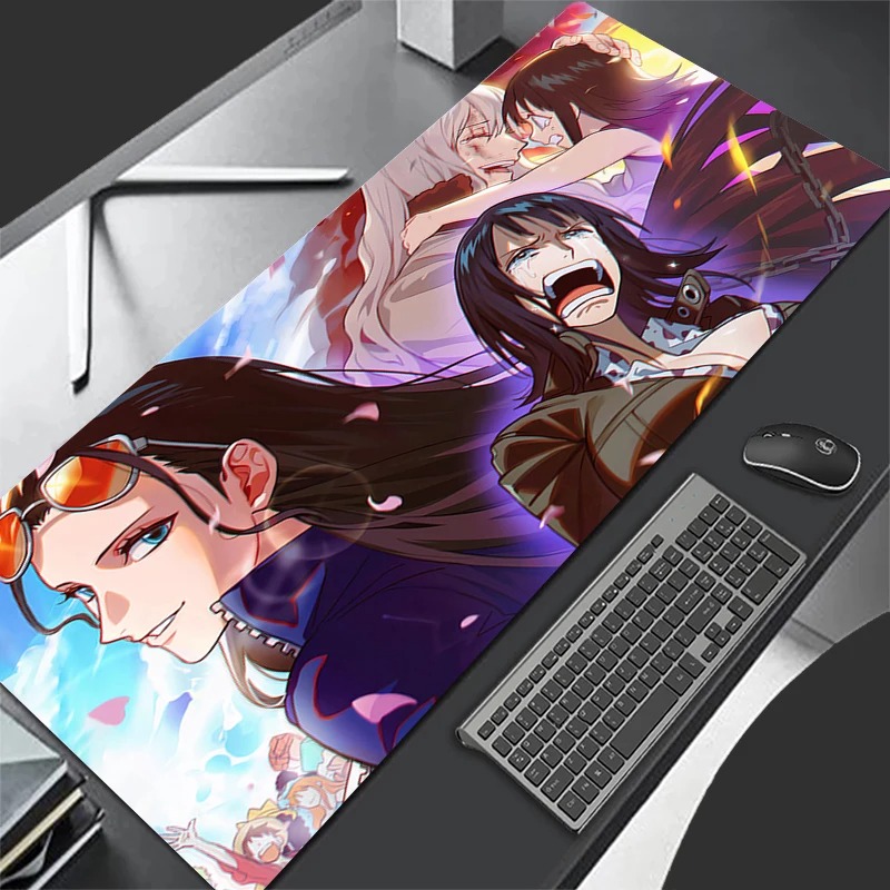 Esports Gaming Pc - แผ่นรองเมาส์ลายอนิเมะสาวญี่ปุ่นสุดเซ็กซี่ สีม่วง สำหรับเกมเมอร์ แผ่นรองเมาส์น่ารัก ลาย O-one
