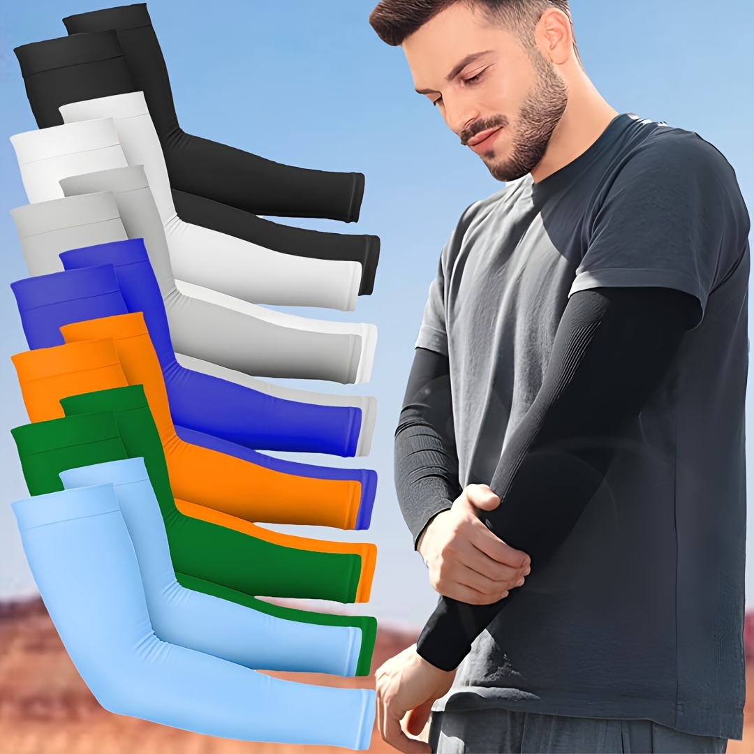 Esports Gaming Arm Sleeve - ผ้าคลุมแขนม่านบังแดดระบายอากาศได้ 7 คู่ ปลอกถุงมือ unisex เหมาะสําหรับกีฬากลางแจ้ง