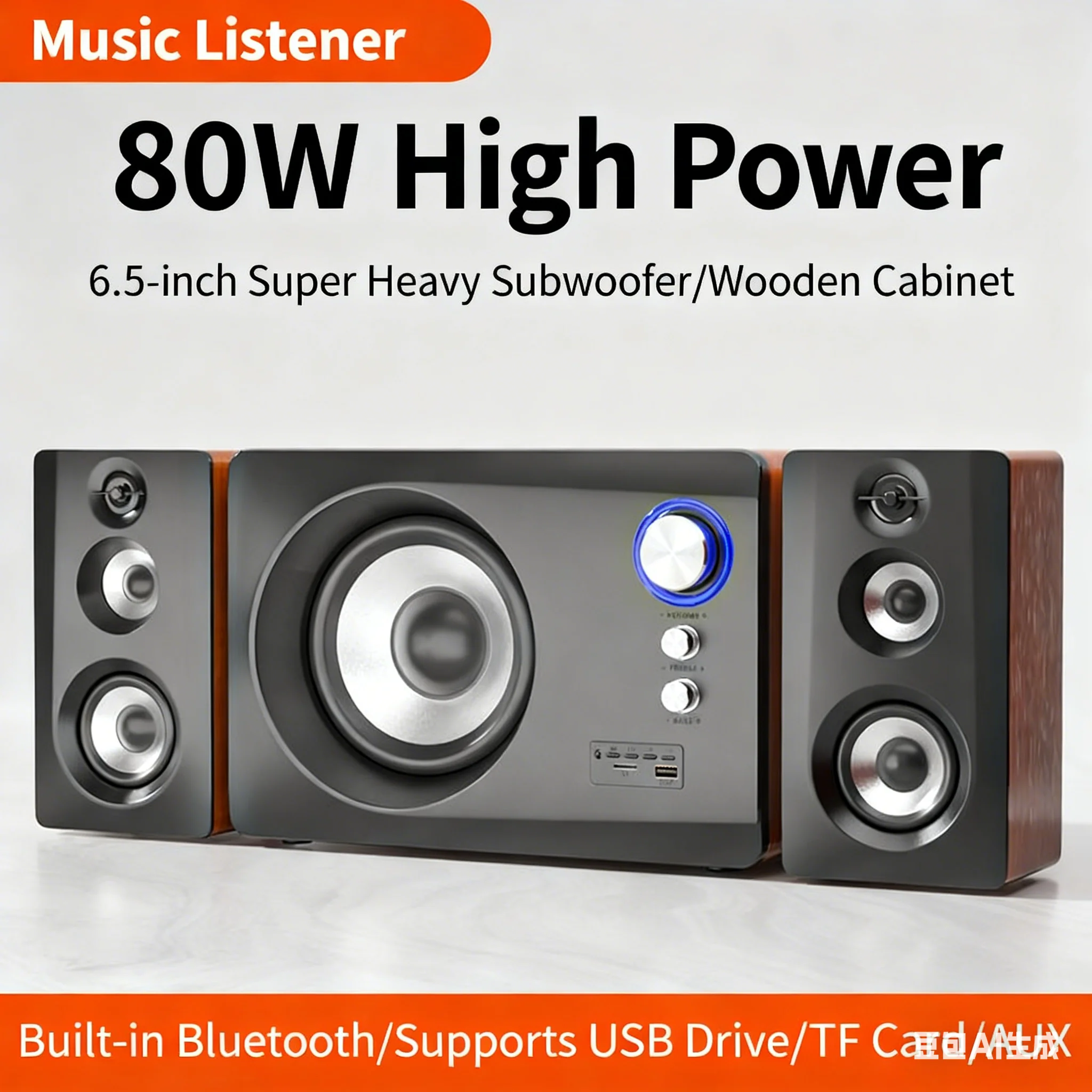 ลำโพงซับวูฟเฟอร์กำลังขับสูง 6. - Gaming Speaker 2.1 บทวิจารณ์และราคา