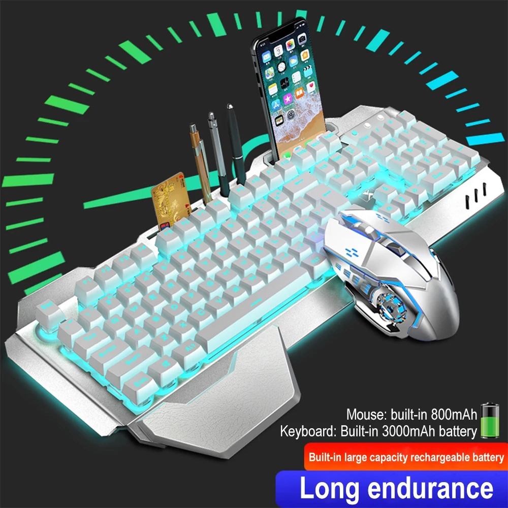 ชุดแป้นพิมพ์และเมาส์ไร้สาย2.4G - Esports Gaming Keyboard บทวิจารณ์และราคา