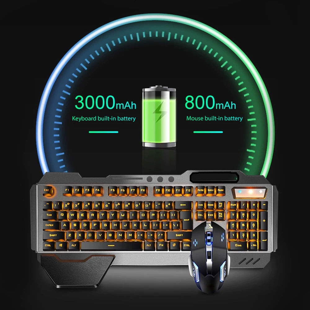 ชุดแป้นพิมพ์และเมาส์ไร้สาย2.4G - Esports Gaming Keyboard บทวิจารณ์และราคา