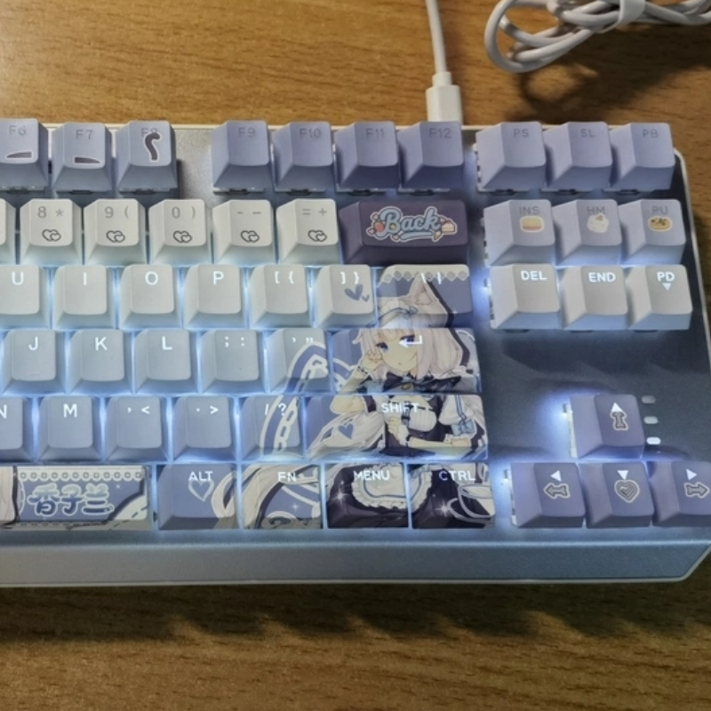 คีย์แคปธีมอนิเมะเกมเนโกะปาระ ว - Keyboard Tenkeyless บทวิจารณ์และราคา