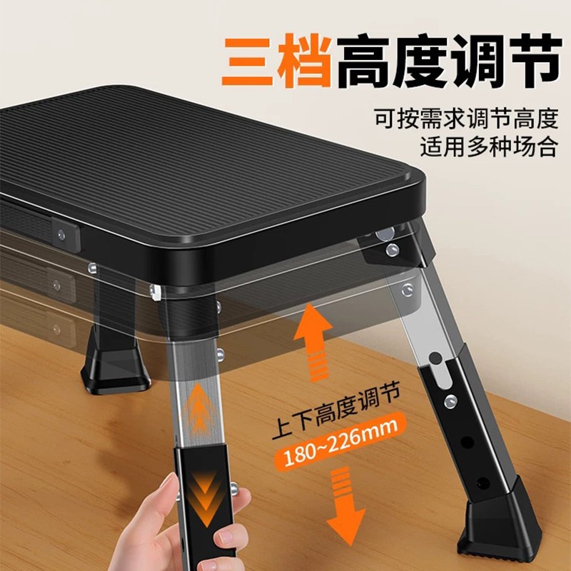 ที่วางเท้าปรับระดับได้ พับเก็บ - Footrest Under Desk บทวิจารณ์และราคา