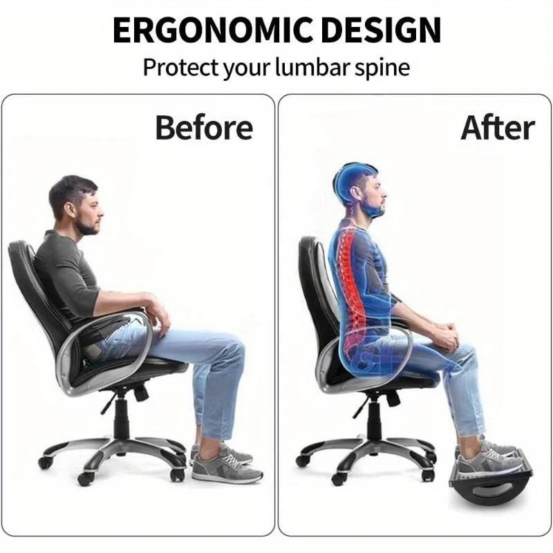 ที่พักเท้าแบบโยกใต้โต๊ะทำงานตา - Footrest Under Desk บทวิจารณ์และราคา