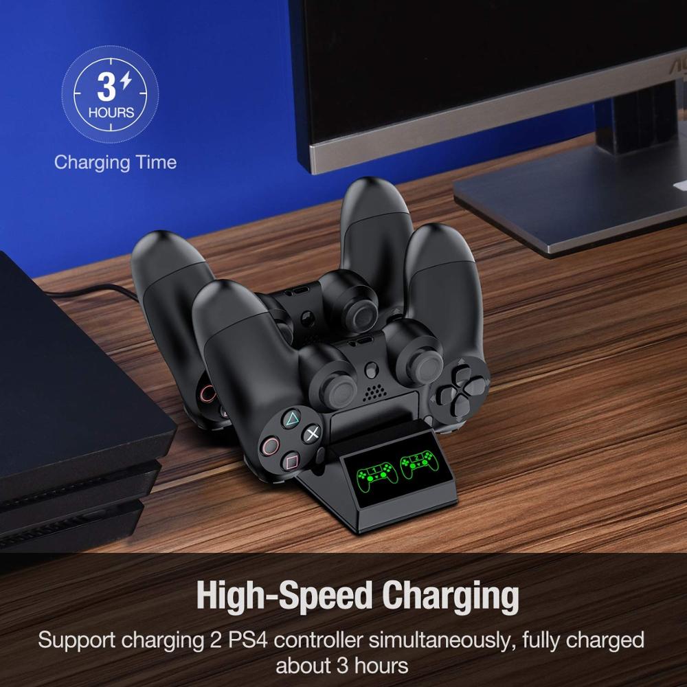 PS4 Charger แท่นชาร์จพร้อม 4 M - Esports Gaming Station บทวิจารณ์และราคา