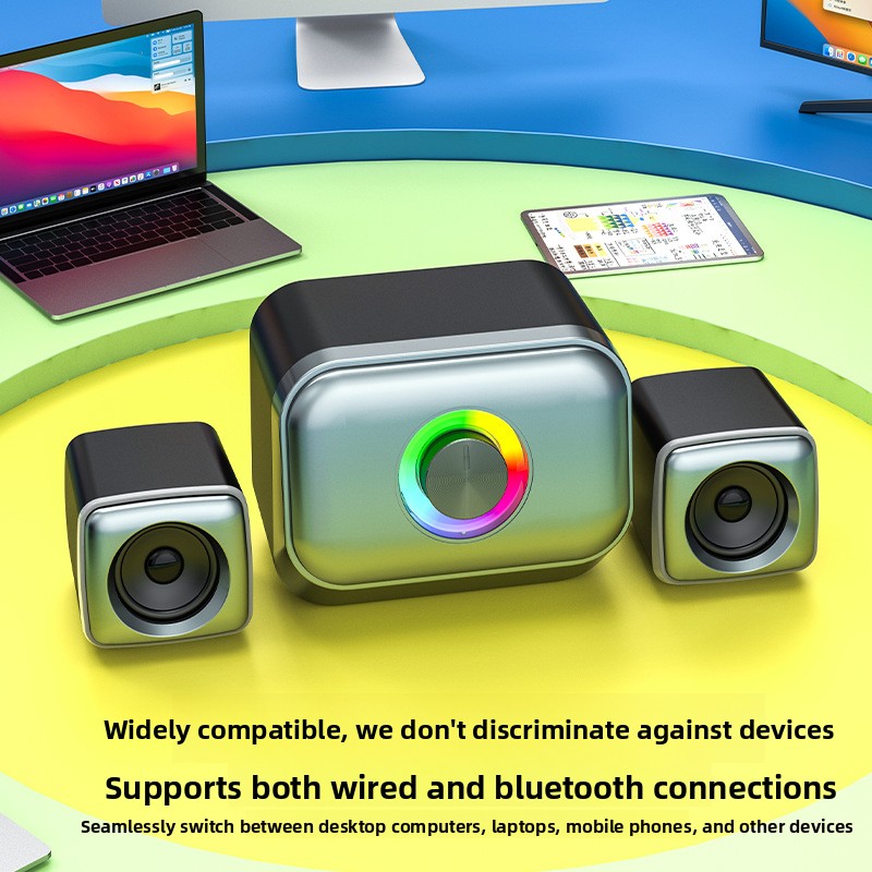 ซับวูฟเฟอร์ RGB สำหรับเล่นเกมแ - Gaming Speaker 2.1 บทวิจารณ์และราคา