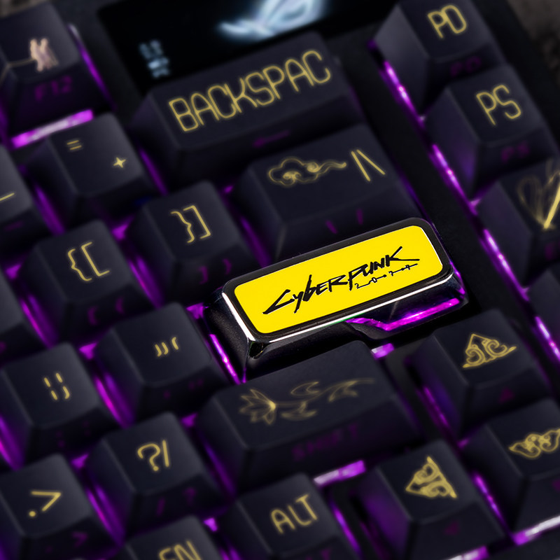คีย์แคปอนิเมะ ธีมไซเบอร์พังค์  - Keyboard Tenkeyless บทวิจารณ์และราคา