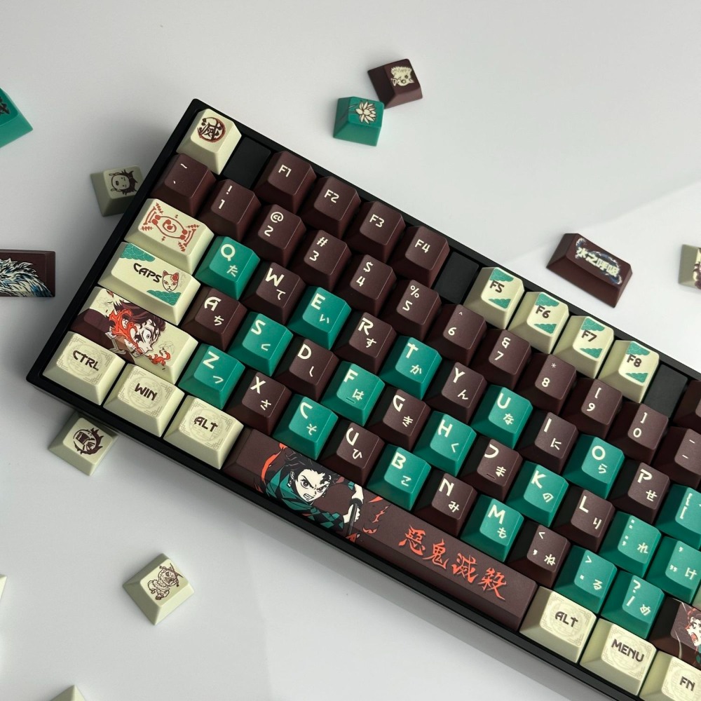 คีย์แคป Demon Slayer ลายทันจิโ - Keyboard Tenkeyless บทวิจารณ์และราคา