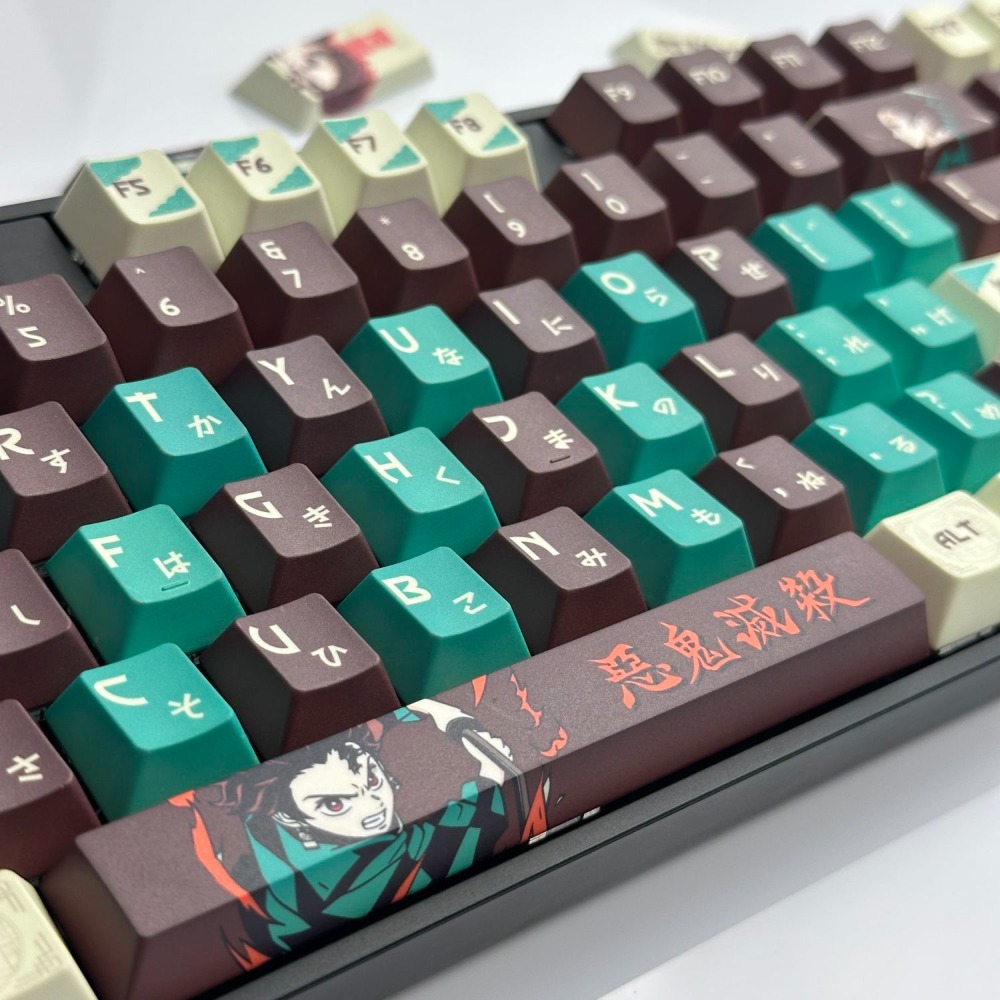 คีย์แคป Demon Slayer ลายทันจิโ - Keyboard Tenkeyless บทวิจารณ์และราคา